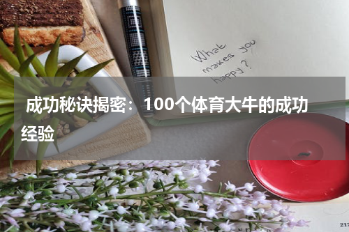  成功秘诀揭密：100个体育大牛的成功经验